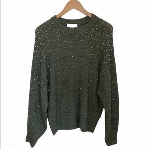 H&M Women’s Pearl Sage Sweater